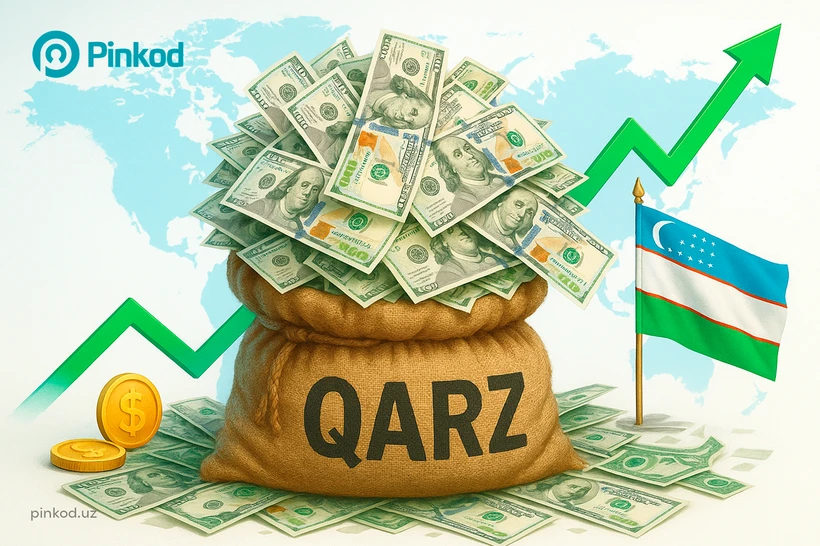 Oʻzbekiston davlat qarzi 2025 yil boshidan beri $2,2 mlrdga oshdi