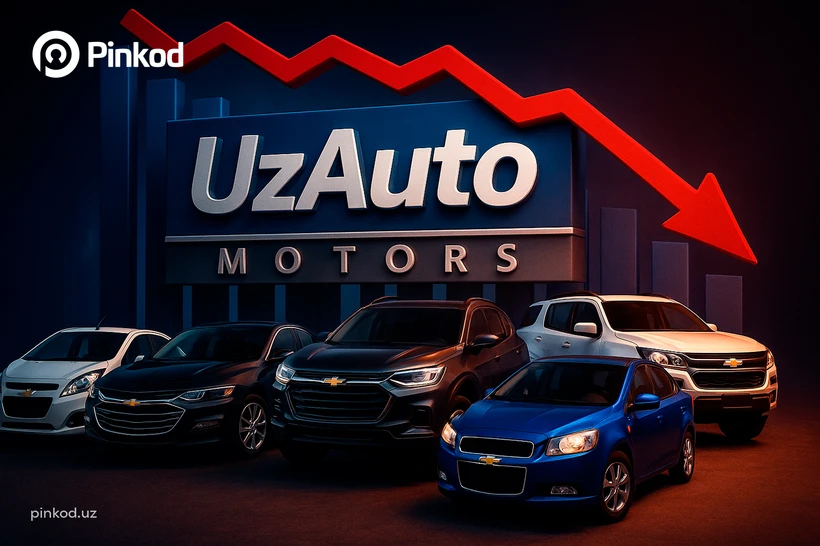 UzAuto Motors соф фойдаси биринчи чоракда икки баробардан кўпроққа камайди
