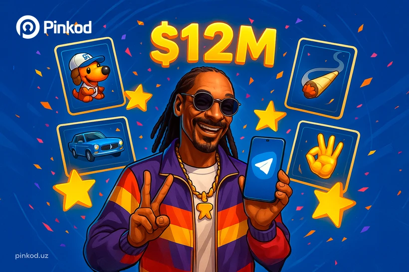 Snoop Dogg ва Telegram ҳамкорлигидаги NFT коллекцияси ярим соат ичида сотилиб кетди