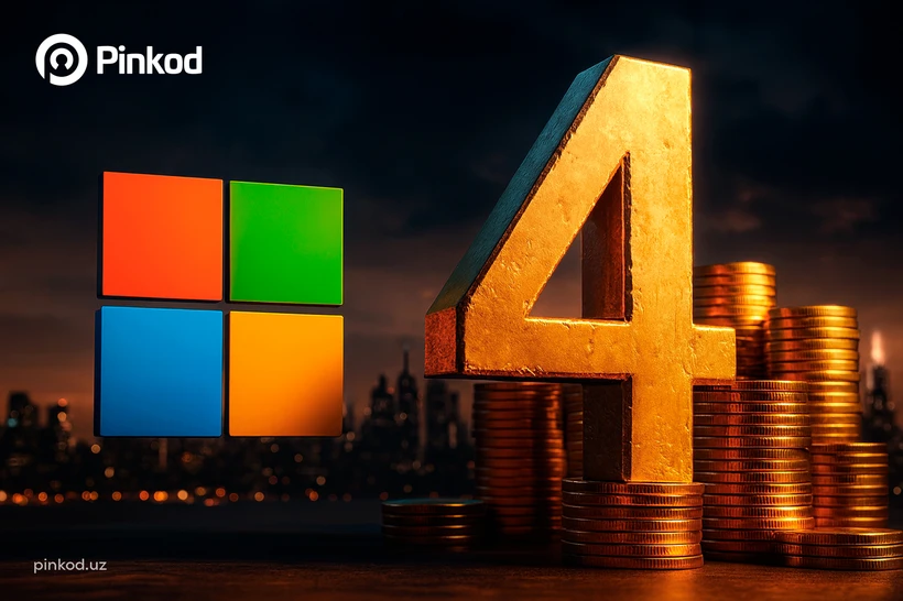 Microsoft $4 трлнлик бозор қийматига эришган иккинчи компанияга айланди