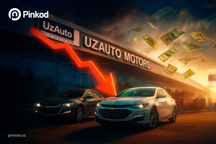 Биринчи ярим йилликда UzAuto Motors соф фойдаси сезиларли даражада камайди