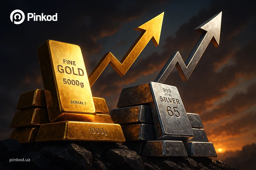 2026 йилда олтин 5 минг, кумуш эса 65 долларгача кўтарилиши мумкин — Bank of America