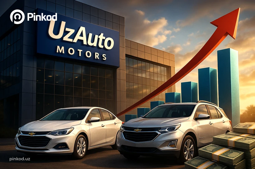 UzAuto Motors 9 ойда 2,7 трлн сўм соф фойда олди