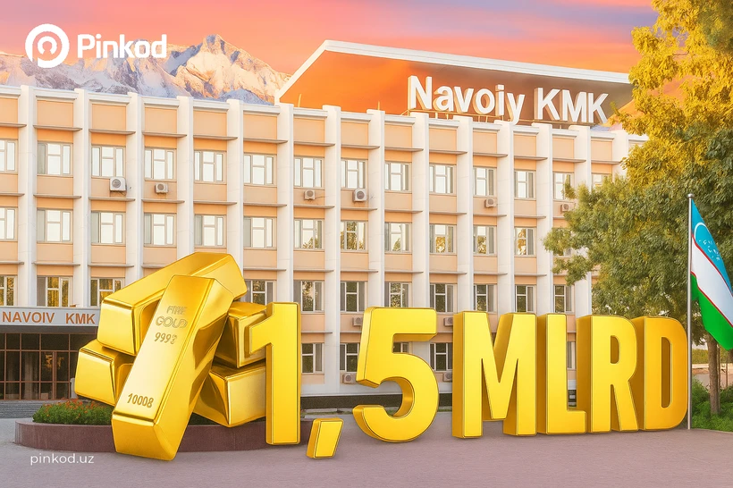Navoiy kon-metallurgiya kombinati birinchi yarim yillikda $1,5 mlrd sof foyda oldi