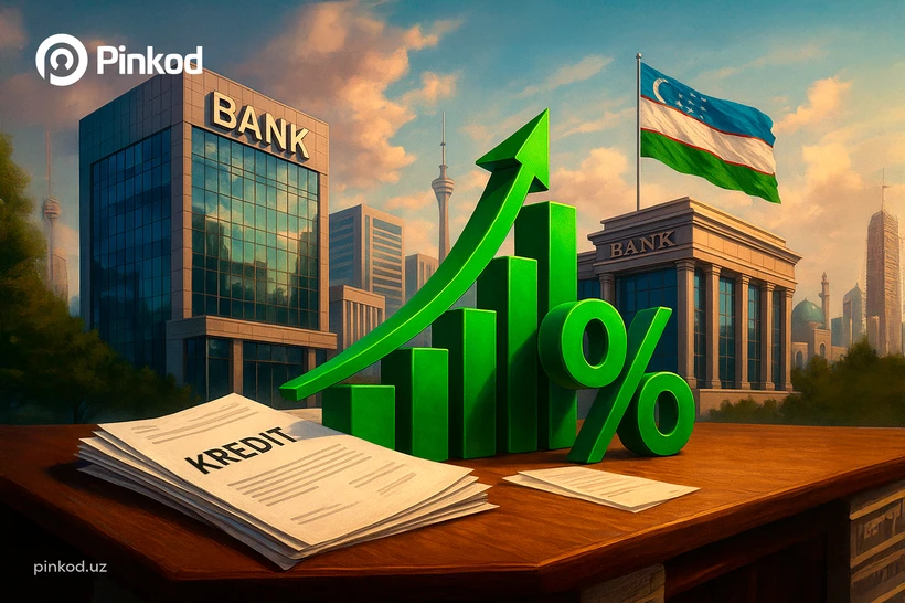 Oʻzbekiston banklarida kredit foiz stavkalari qanday oʻzgarmoqda?