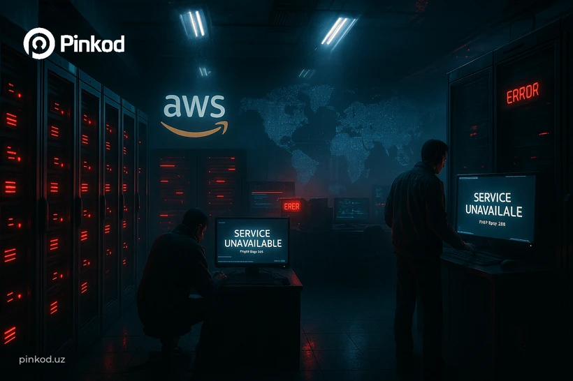 Amazon серверларидаги узилишлар сабабли дунё бўйлаб йирик илова ва веб-сайтлар ишдан чиқди