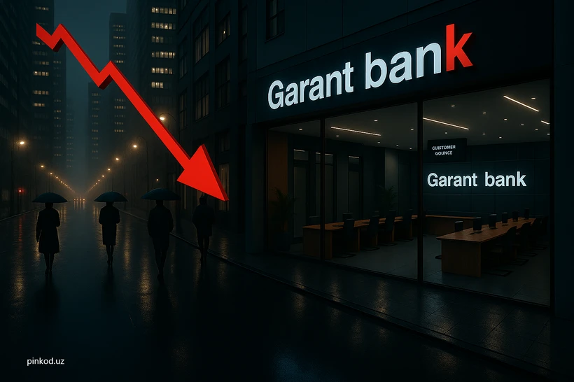 Garantbank 2025 yilning birinchi choragini 12,5 milliard soʻmlik zarar bilan yakunladi