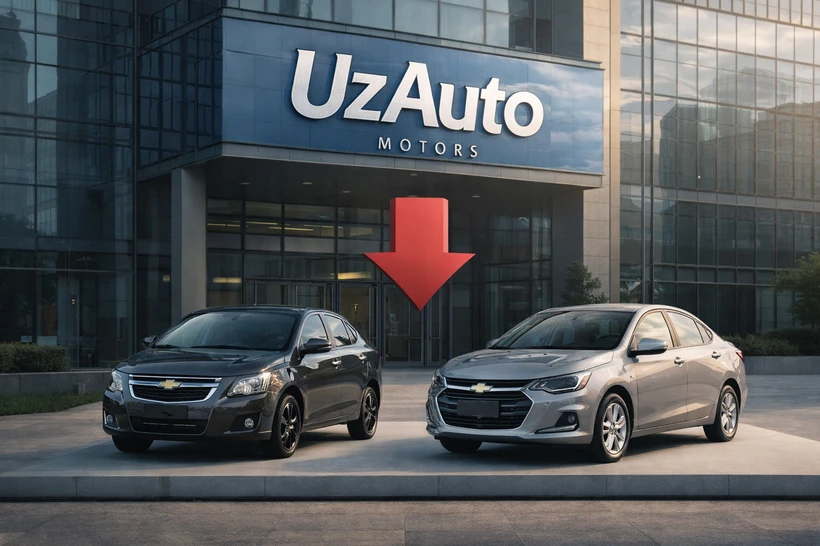 UzAuto Motors бозор улуши бир йилда 12 фоизга камайди