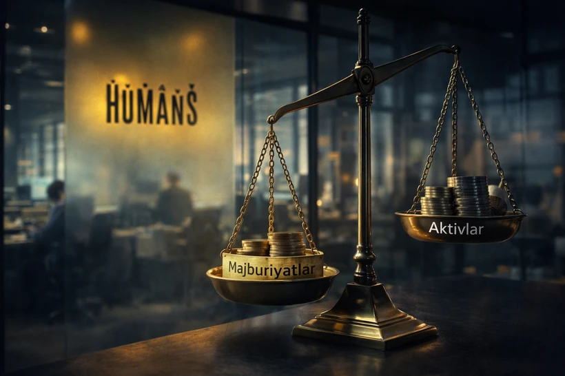 Aktivlardan majburiyatlar koʻproq: Humans 2025 yilning 9 oyida 26,5 mlrd soʻm zarar koʻrdi