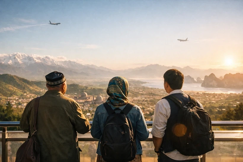 В какие страны чаще всего путешествовали узбекистанцы в 2025 году?