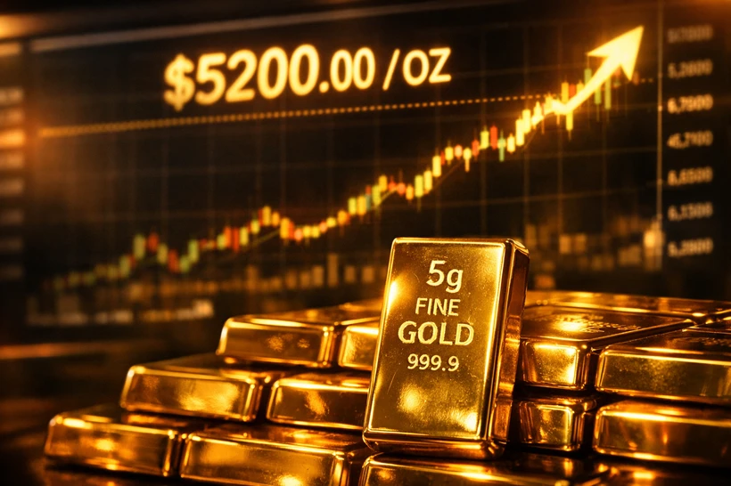 Ўзбекистонда олтин нархи бир йил ичида қарийб 75 фоизга ошди