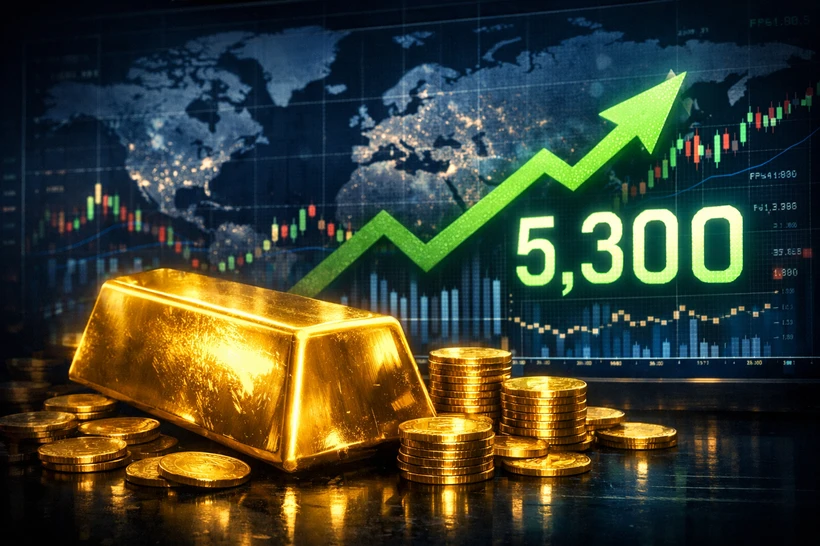 Олтин нархи тарихда илк бор 5 300 долларга етди