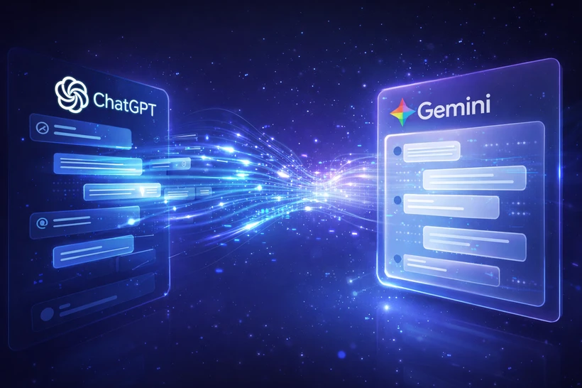 ChatGPT суҳбатларини тез орада Gemini’га юклаш имкони пайдо бўлиши мумкин