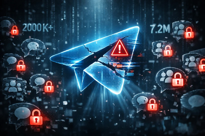 Telegram бир кунда 200 мингдан ортиқ гуруҳ ва каналларни блоклади