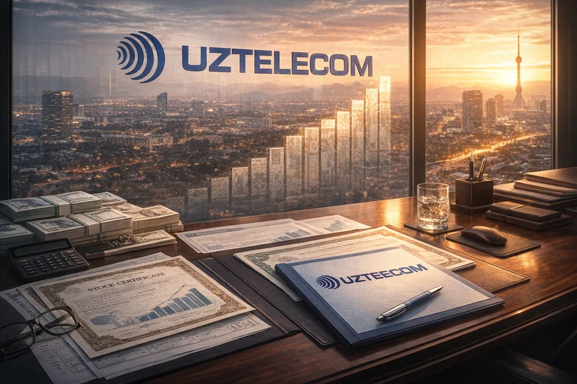 “Oʻzbektelekom” ustav kapitalini qariyb 1 trln soʻmga yetkazmoqda