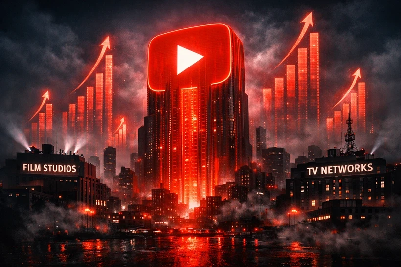 Доходы YouTube от рекламы достигли $40,4 млрд, опередив традиционные медиа