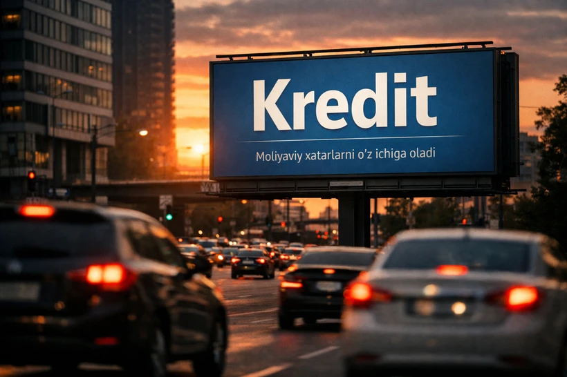 Кредит маҳсулотлари рекламасида хатарлар ҳақида огоҳлантириш мажбурий бўлади