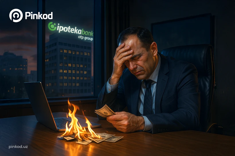 “Ipoteka bank” 2025 yilning birinchi yarim yilligida qariyb 400 mlrd soʻm zarar koʻrdi