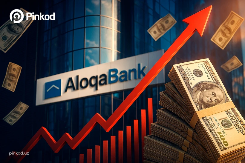 2025 yil birinchi yarim yilligida “Aloqabank” sof foydasi qariyb ikki barobar oʻsdi
