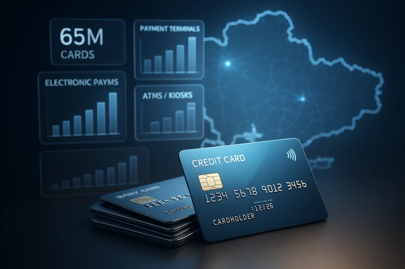 Ўзбекистонда муомаладаги банк карталари сони 65 млндан ошди