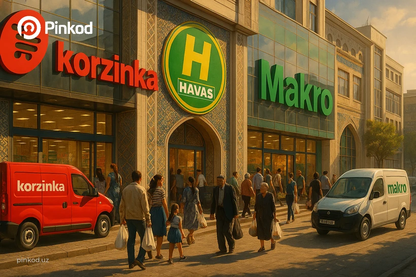 Korzinka, Havas ёки Makro: қайси чакана савдо тармоғи энг кўп савдо қилади?
