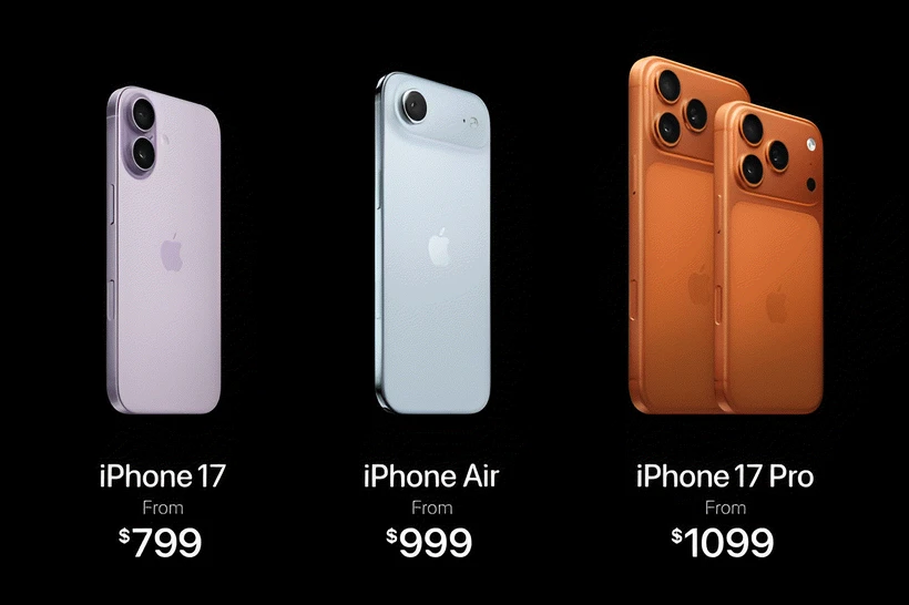 Apple yangi iPhone 17 modellarini taqdim etdi