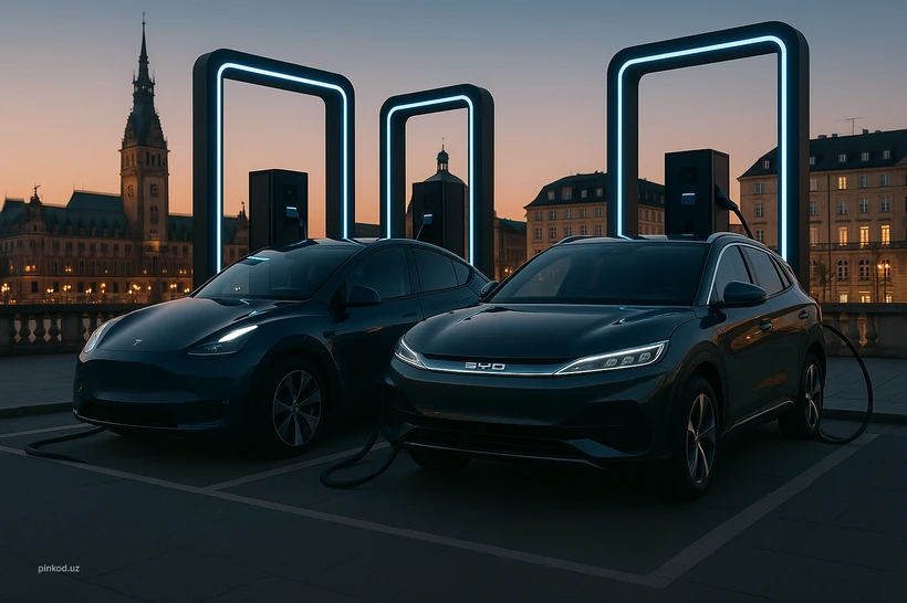 BYD ilk marotaba Yevropada Tesla’dan koʻproq elektromobil sotdi