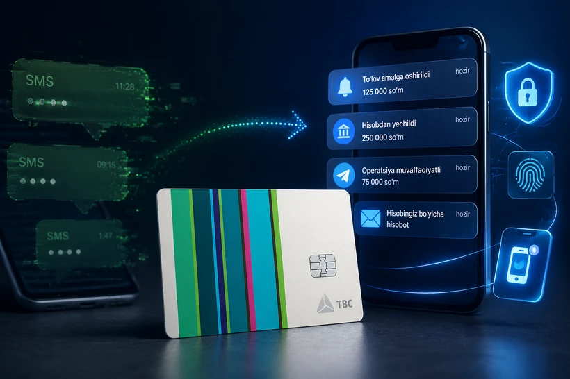 O‘zLiDeP карталар бўйича SMS-хабарномаларни push-билдиришномалар ва мессенжерлар билан алмаштиришни таклиф қилди