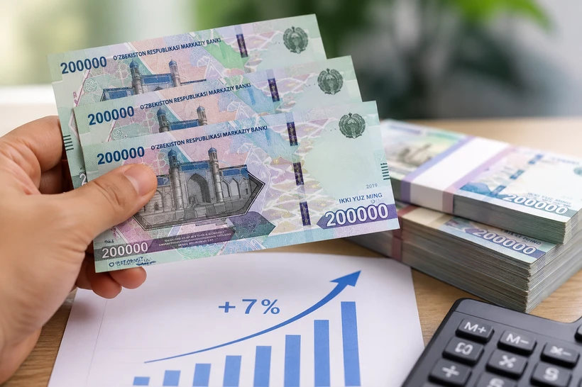Oʻzbekistonda 1 iyuldan pensiya va nafaqalar, 1-sentabrdan esa ish haqi hamda stipendiyalar 7 foizga oshiriladi