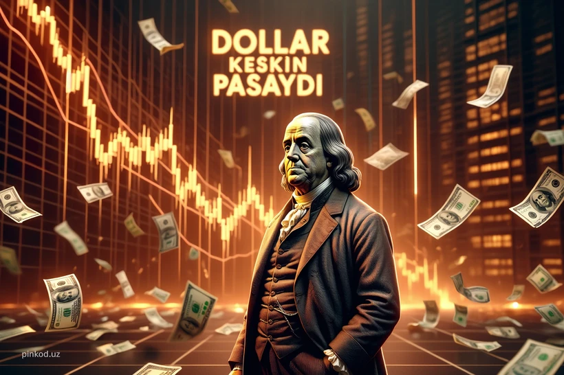 Dollar kursi soʻnggi sakkiz oy ichidagi eng past nuqtaga yetdi