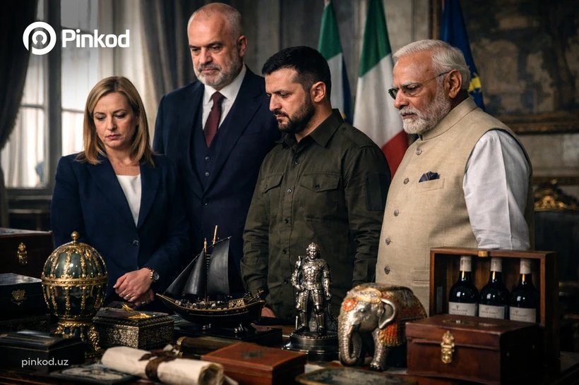 Italiya Bosh vaziri Jorjia Meloni nega diplomatik sovgʻalarni auksionga qoʻymoqchi edi?