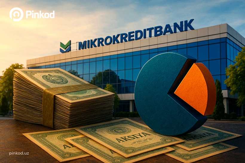 Mikrokreditbank umumiy qiymati 2,1 trln soʻmlik oddiy aksiyalar chiqardi