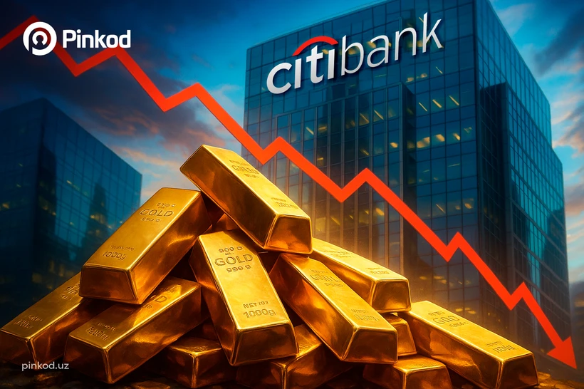 Олтин нархи $3 000 дан пастга тушиб кетиши мумкин — Citibank