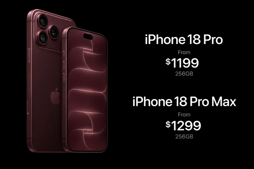 Apple iPhone 18 Pro ва Pro Max’ни тақдим этди — нархлар 100 долларга ошди