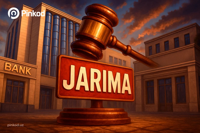 Давлат тили ва ошкоралик талаблари бузилгани учун 18 та банк жаримага тортилди