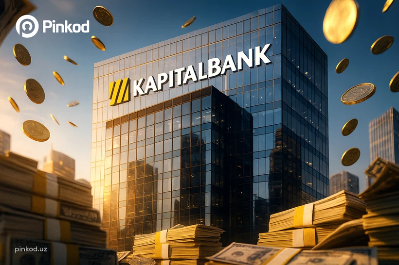 Kapitalbank 9 oyda 1,1 trln soʻmdan koʻproq sof foyda oldi