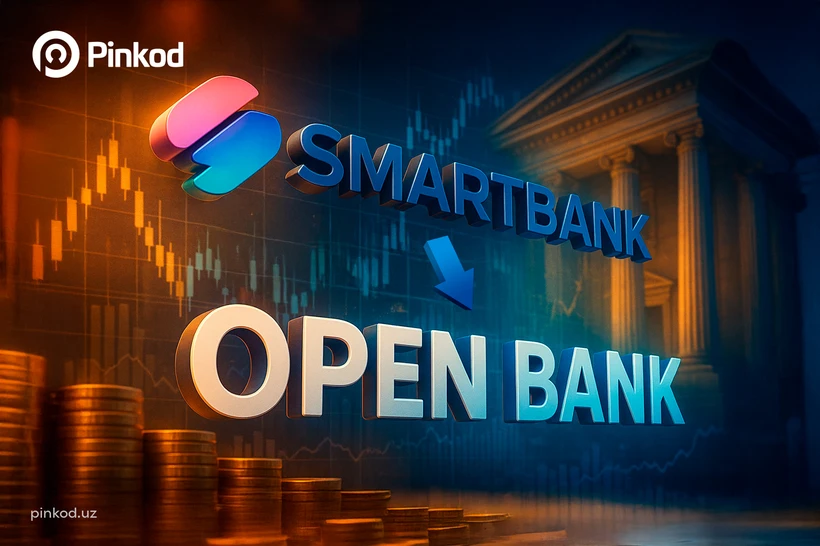 Smartbank ўз номини Open bank деб ўзгартирмоқда